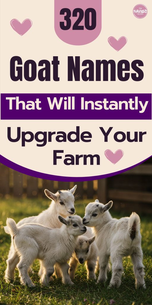 320+ Goat Names For Naming Your News Pet