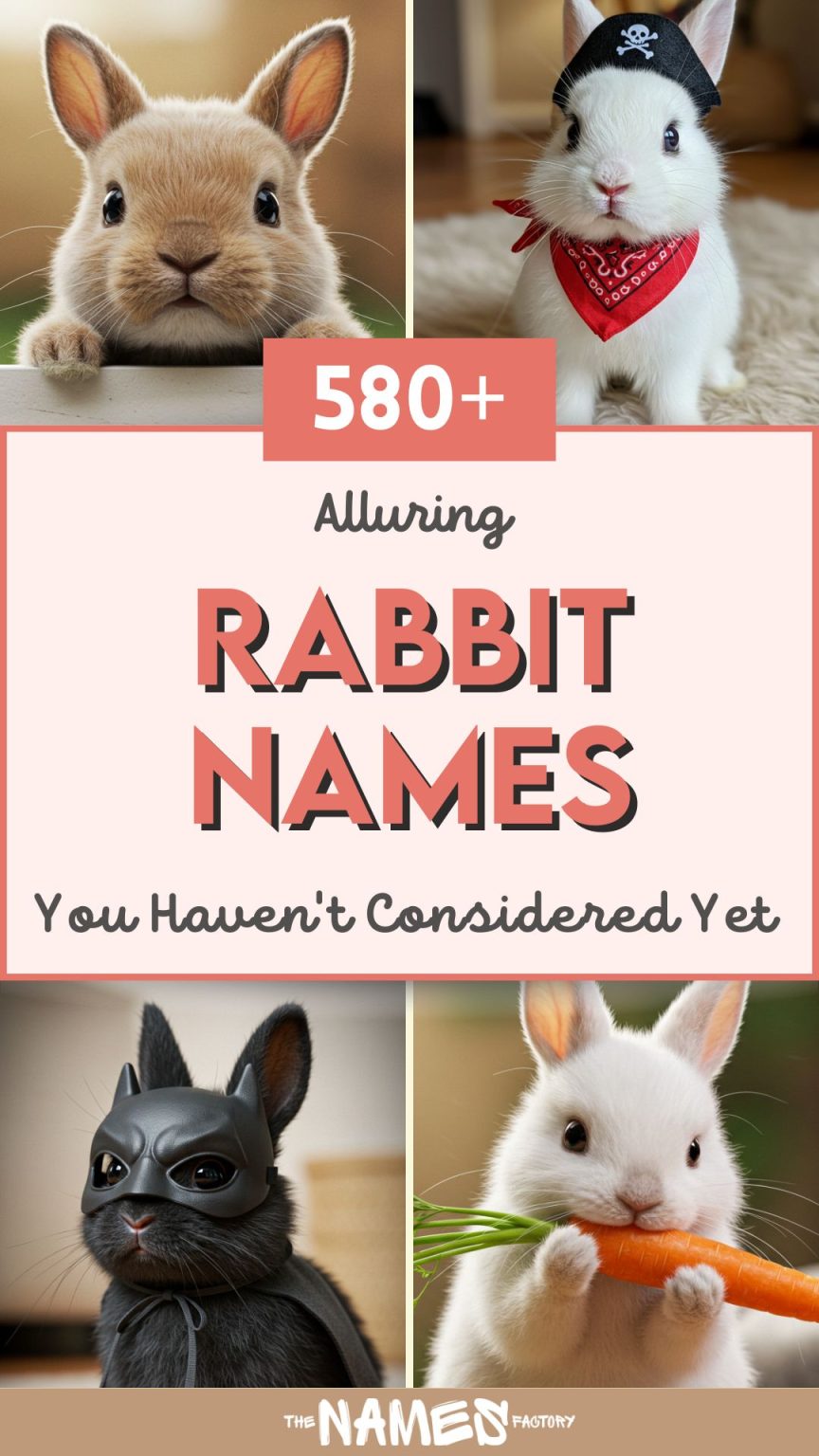 580+ Best Rabbit Names [Categories, Meanings & Colors]