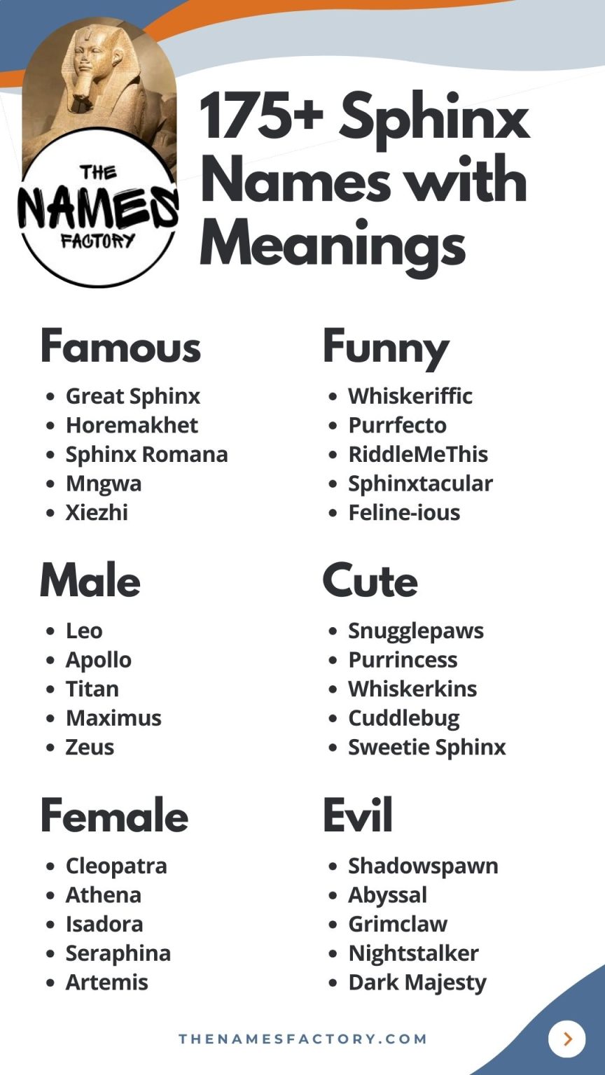 Simplex Names 175+ Sphinx Names with Meanings